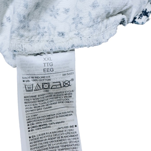 Old Navy Corduroy Knit Floral Vines Popover Top Shirt Women’s Plus Size … - Picture 7 of 7